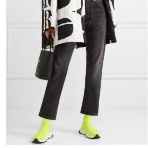 Balenciaga speed trainer neon sock sneakers - Picture 3 of 4